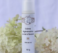 Crème régénératrice au lait d’ânesse